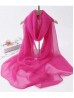 Chiffon Solid Color Fashion Scarf